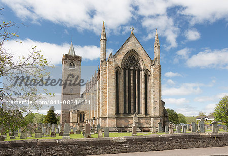 Dunblane Cathedral from the east, Dunblane, Stirling, Scotland, United Kingdom, Europe