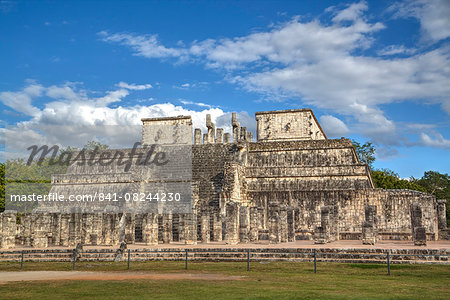 Temple of Warriors, Chichen Itza, UNESCO World Heritage Site, Yucatan, Mexico, North America