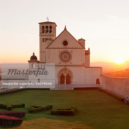 Basilica of San Francesco, UNESCO World Heritage Site, Assisi, Perugia District, Umbria, Italy, Europe