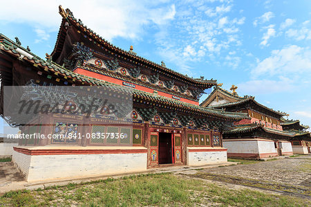 Baruun Zuu temple, Erdene Zuu Khiid, Buddhist Monastery, Kharkhorin (Karakorum), Central Mongolia, Central Asia, Asia