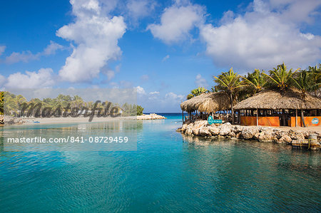 Hemingway Beach beach bar and grill, Willemstad, Curacao, West Indies, Lesser Antilles, former Netherlands Antilles, Caribbean, Central America