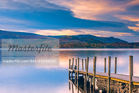 Ashness Jetty, Derwentwater, Keswick, Lake District National Park, Cumbria, England, United Kingdom, Europe