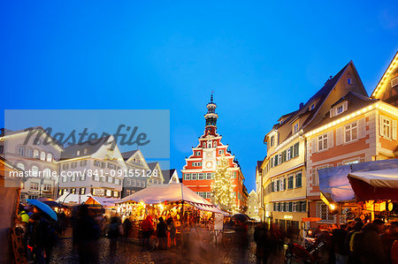 Christmas market, Esslingen am Neckar, Baden-Wurttemberg, Germany, Europe