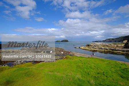 Ballintoy Harbour, Ballycastle, County Antrim, Ulster, Northern Ireland, United Kingdom, Europe