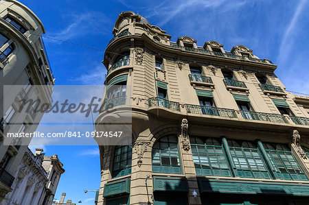 Colonial buildings, historic Ciudad Vieja, Old Town, Montevideo, Uruguay, South America