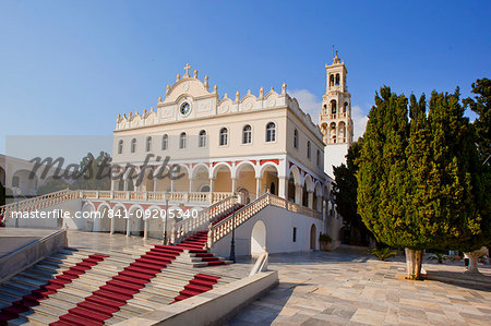 The church of Panagia Evangelistria, Tinos Island, Cyclades, Greek Islands, Greece, Europe