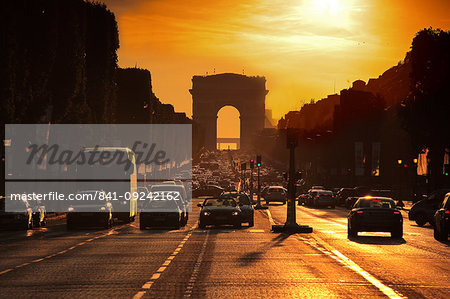 Arc de Triomphe, Paris, France, Europe