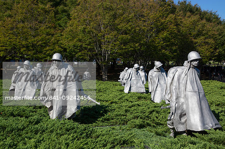 Korean War Veterans Memorial, Washington D.C., United States of America, North America