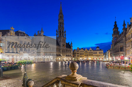 The Grand Place, UNESCO World Heritage Site, Brussels, Belgium, Europe