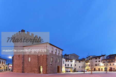 Cassero square, Montevarchi, Tuscany, Italy, Europe