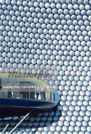 Selfridges Department Store, Birmingham. Entrance detail. Architects: Future Systems
