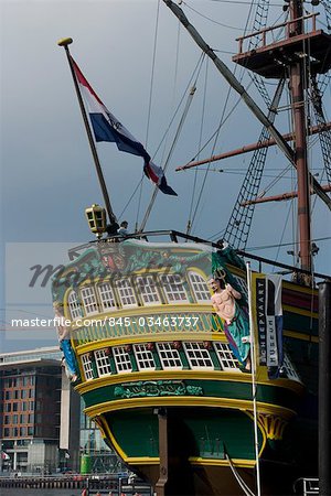 The VOC ship, part of the Maritime Museum, Amsterdam.