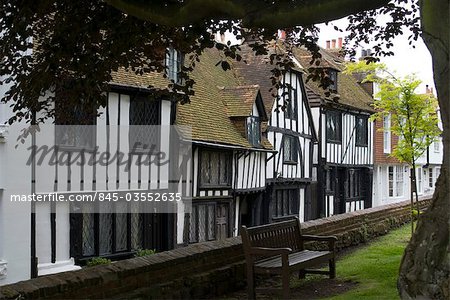 Tudor Houses, Rye, Kent, England