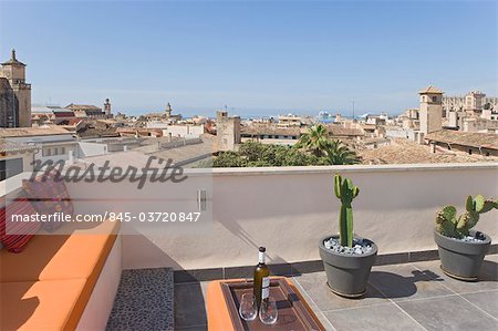 Mallorca Palma penthouse renovation, upper terrace