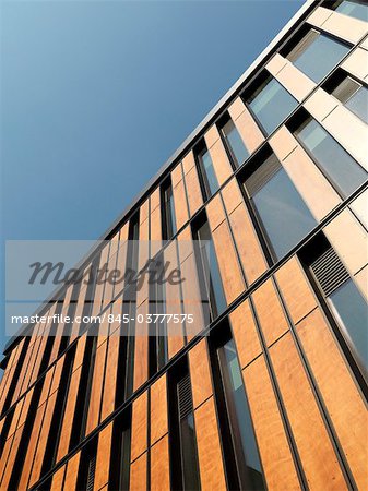 Looking up shot of a modern office building facade. - Stock Photo -  Masterfile - Rights-Managed, Artist: Arcaid, Code: 845-03777575