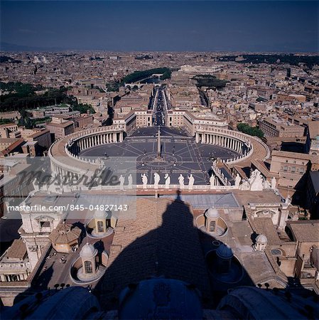 St. Peter's Square, The Vatican, Rome, 1656. Architects: Gian Lorenzo Bernini