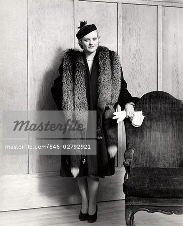 1930s fur outlet coat