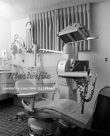 dentist black and white