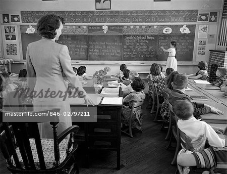 elementary classroom chalkboard