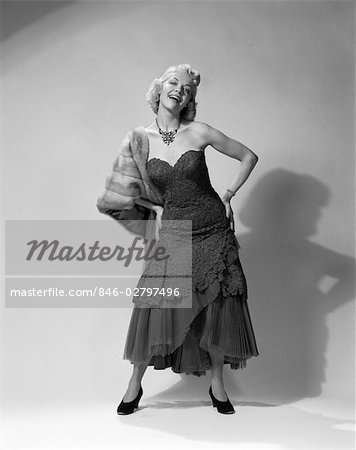 Fashion dresses 1950 hi-res stock photography and images - Alamy