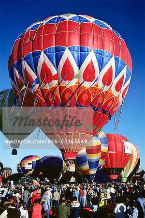 1980s HOT AIR BALLOONS FIESTA ALBUQUERQUE, NM