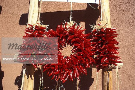 SANTA FE, NM PEPPERS DRYING