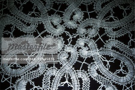 BRUGES BELGIUM DETAIL OF HAND MADE LACE