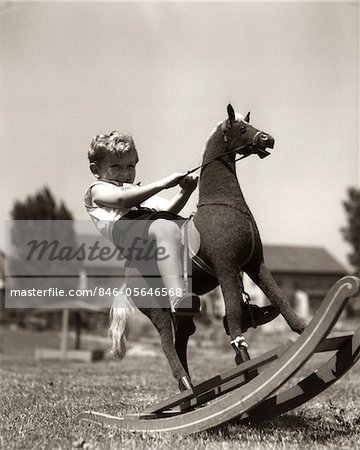 riding rocking horse