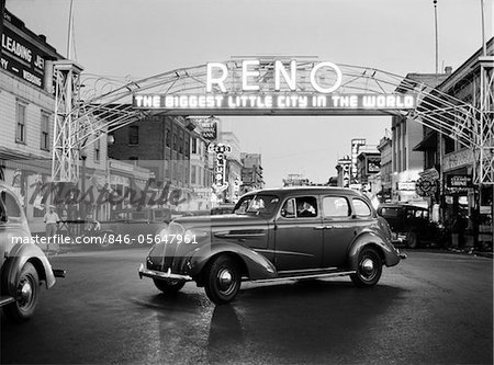1930s NIGHT OF ARCH OVER MAIN STREET RENO NEVADA NEON SIGN THE BIGGEST LITTLE CITY IN THE WORLD 1930s NIGHT OF ARCH OVER MAIN STREET RENO NEVADA NEON SIGN THE BIGGEST LITTLE CITY IN THE WORLD