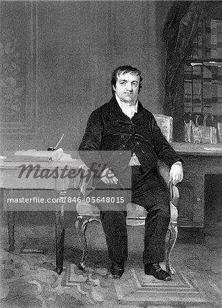 PORTRAIT JOHN JACOB ASTOR AS A FUR MERCHANT BECOME RICHEST MAN IN AMERICA 1763 - 1848 PORTRAIT BY ALONZA CHAPPEL