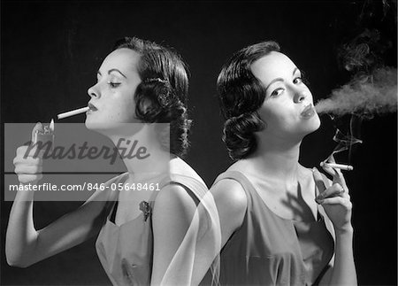 girl smoking cigarette photography