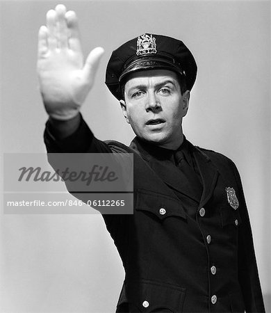 1950s police officer