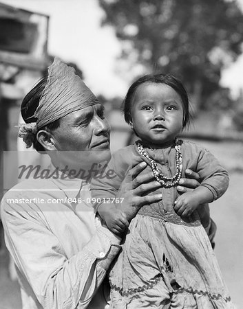 native american little girl