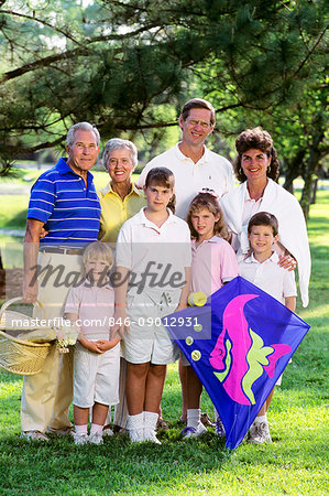 1990s family portrait