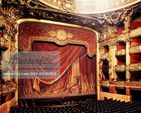 1980s THE PALAIS GARNIER OPERA HOUSE HALL OF THE OPERA PARIS FRANCE