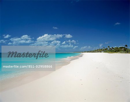 Beach in front of the K Club,Barbuda. - Stock Photo - Masterfile -  Rights-Managed, Artist: Axiom Photographic, Code: 851-02958866