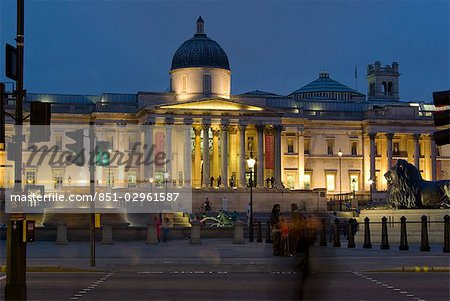National gallery,Trafalgar square,London,England,UK