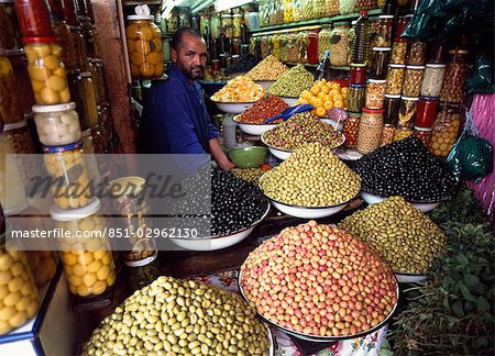 Olives and pickled goods for sale,Marrakesh,Morocco Olives and pickled goods for sale,Marrakesh,Morocco