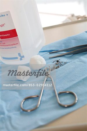 surgical scissors, close-up