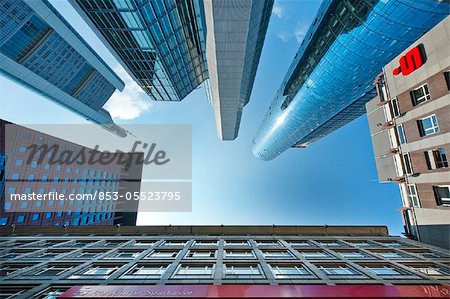 Office skyscrapers in Frankfurt Main, Germany