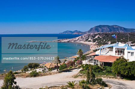 View to the Paradise Beach, Cos, Greece