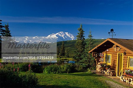 Log Cabin Camp Denali W Mt Mckinley Denali National Park