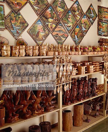Native crafts store, Asin Woodcarving Village