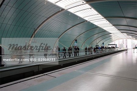 Maglev train platform, Shanghai