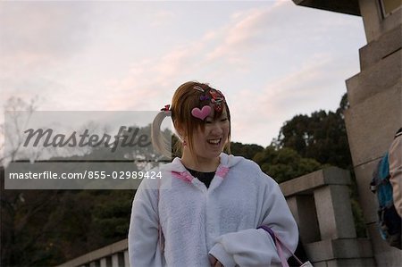 Young girl at Harajuku, Tokyo, Japan Young girl at Harajuku, Tokyo, Japan