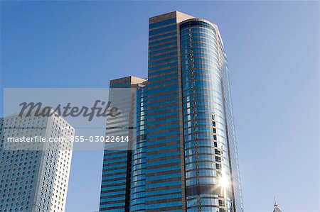 Commercial buildings in Central,Hong Kong