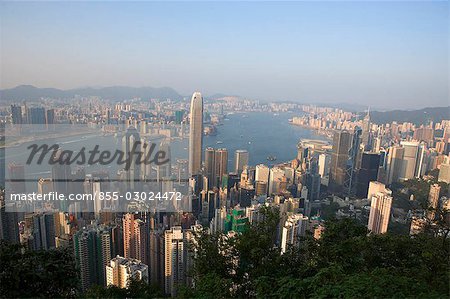 Cityscape from the Peak,Hong Kong