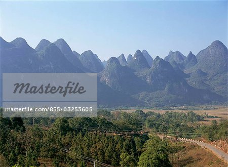 Mountainscape, Guilin, China