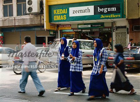 Street scene in Kuala Lumpur, Malaysia