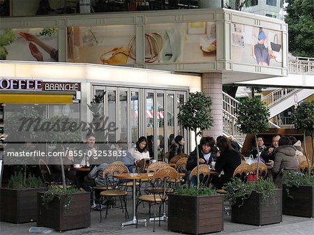 Cafe at Shinagawa Prince Hotel, Tokyo, Japan